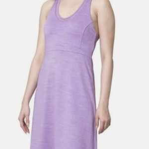 Mondetta Womens Sleeveless Racer Back Sports Tennis Active Purple Dress SZ XL